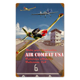 Air Combat Metal Sign Wall Decor 12 x 18