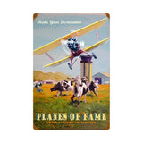 Planes of Fame Metal Sign Wall Decor 16 x 24