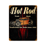 Von Hot Rod Trademark Metal Sign Wall Decor 12 x 15