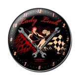 Lady Luck Metal Sign Wall Decor 14 x 14