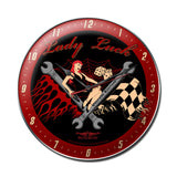Lady Luck Metal Sign Wall Decor 14 x 14