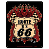 Route 66 Kicks Metal Sign Wall Decor 12 x 15
