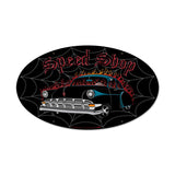 Speed Shop Metal Sign Wall Decor 24 x 12