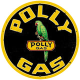 Polly Gas Metal Sign Wall Decor 28 x 28