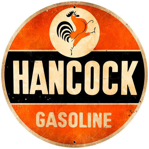 Hancock Old School Metal Sign Wall Decor 28 x 28