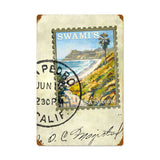 Swami's Stamp Metal Sign Wall Decor 16 x 24