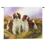 Welsh Springer Spaniel Wall Tapestry with Rod