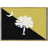 Palmetto Gold and Black Blanket