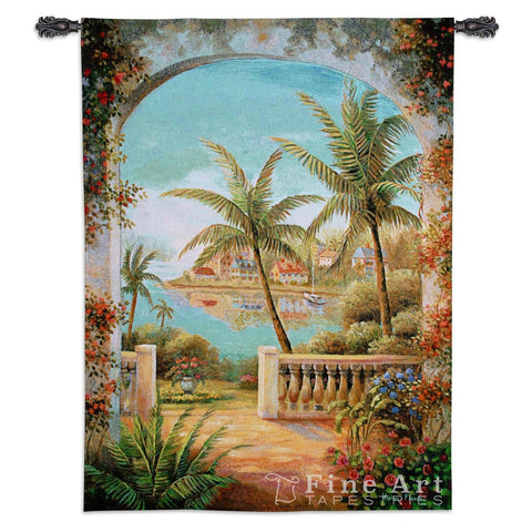 Tropical Terrace II Wall Tapestry