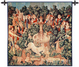 The Unicorn is Found Small Wall Tapestry