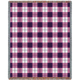 Boysenberry Plaid Blanket