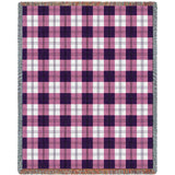 Boysenberry Plaid Blanket