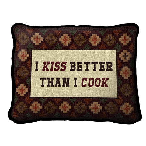 Southwest Kiss the Cook Pillow
