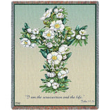 Gardenia Cross Blanket