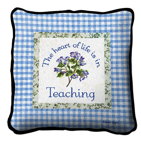 Heart In Teaching Pillow