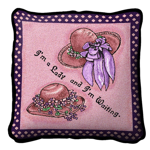 Pink Ladies Wait Pillow