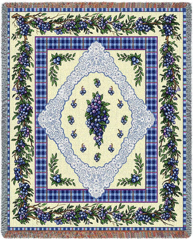 Blueberry Lace Blanket