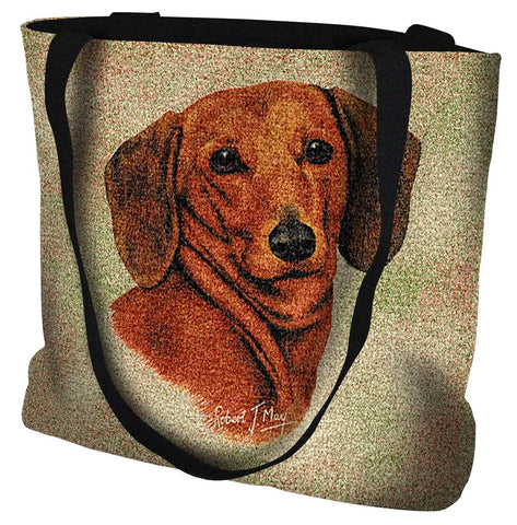 Dachshund Red Tote Bag