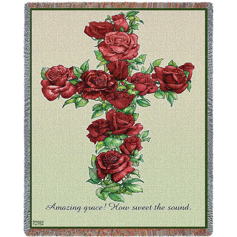 Red Rose Cross Blanket