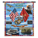 Land Sea Air Wall Tapestry With Rod