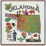 Oklahoma State Small Blanket