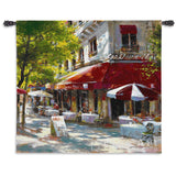 Corner Cafe II Wall Tapestry
