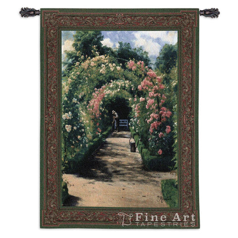 In The Garden Small Wall Tapestry