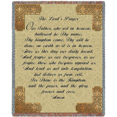 Lord's Prayer English Blanket