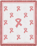Pink Ribbon Blanket