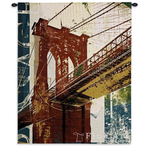 Into Manhattan II Wall Tapestry