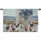 Late Afternoon Irises Wall Tapestry