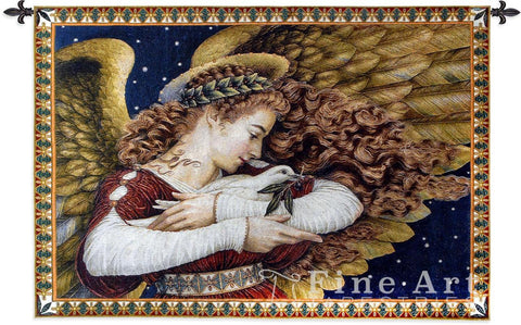 Angel and Dove Wall Tapestry