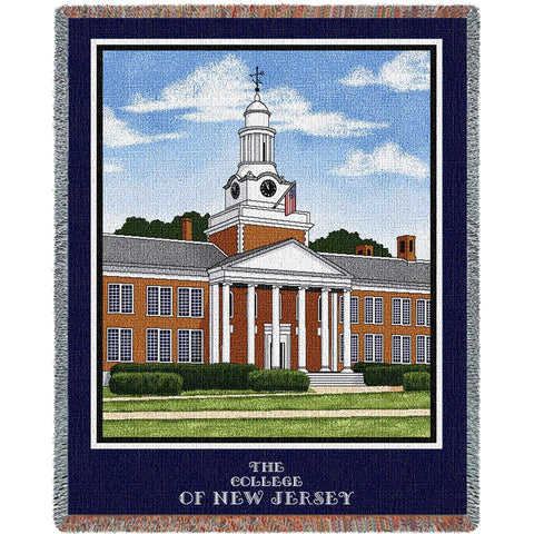 The College Of New Jersey Green Hall Stadium Blanket