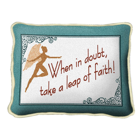 Leap Of Faith Pillow