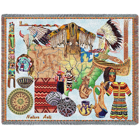 Native American Art Blanket