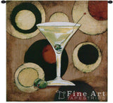 Martini Cocktail Wall Tapestry