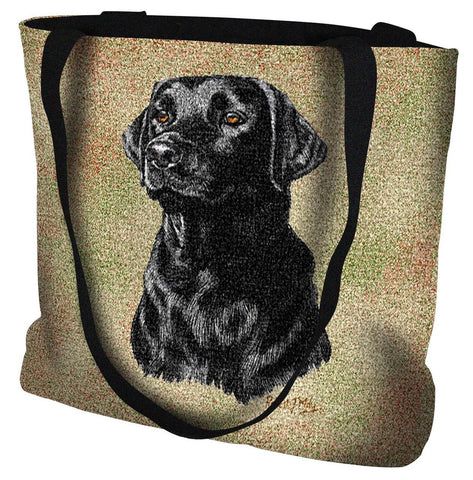 Labrador Retriever Black Tote Bag