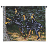 Night Song Wall Tapestry with Rod
