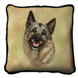 Norwegian Elkhound Pillow Cover