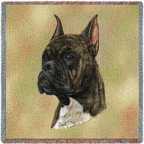 Boxer  Brindle Small Blanket