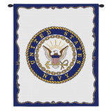Navy Wall Tapestry With Rod