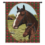 Cheval Wall Tapestry With Rod