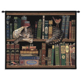 Max In The Stacks Wall Tapestry With Rod