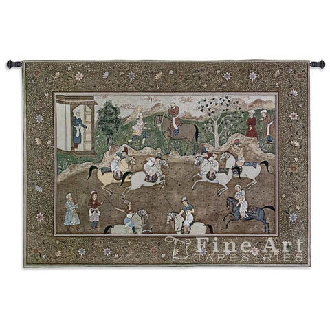 The Polo Match Wall Tapestry