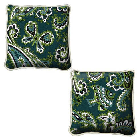 Paisley Teal Pillow
