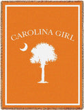 Carolina Girl Orange Small Blanket