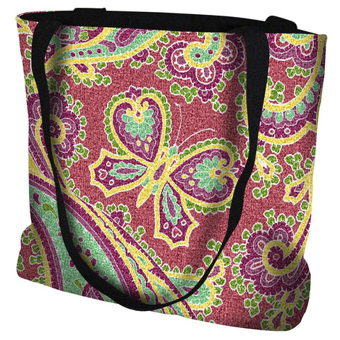 Paisley Pink Tote Bag