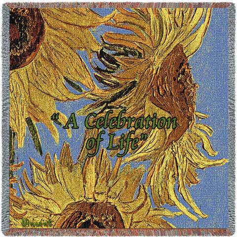 Memorial Van Gogh Sunflowers Small Blanket