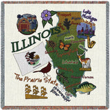 Illinois State Small Blanket