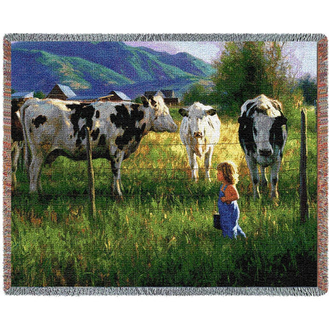 Anniken And The Cows Blanket